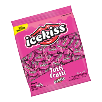 BALA CHICLE TUTTI FRUTTI ICEKISS