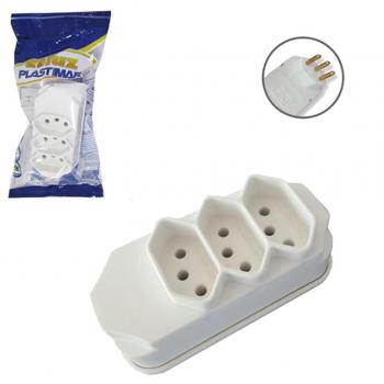 T PLASTMAR IND.BRAS. 3 SAIDAS CELUZ BRANCO