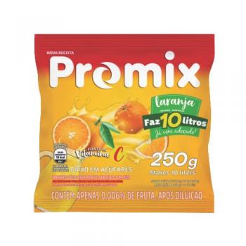 REFRESCO EM PÓ LARANJA PROMIX 250G