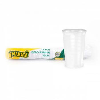 CX DE COPO DESCARTAVEL MARATA 250ML C/10UNI