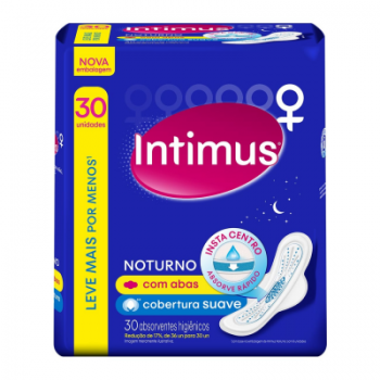 ABS INTIMUS NOTURNO C/SUAVE C/AB 30UNI