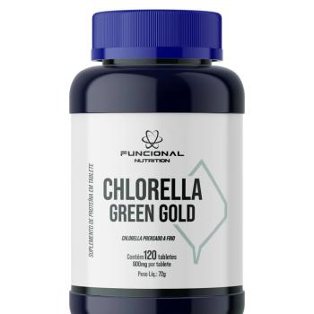 CHLORELLA GREEN GOLD 600MG 120 CAPSULAS FUNCIONAL NUTRITION