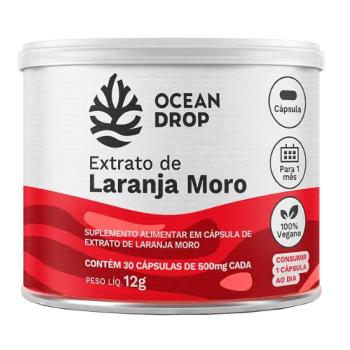 EXTRATO DE LARANJA MORO 30 CAPSULAS 500MG OCEAN DROP
