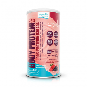 PROTEÍNA BODY PROTEIN FRUTAS VERMELHAS 600G EQUALIV