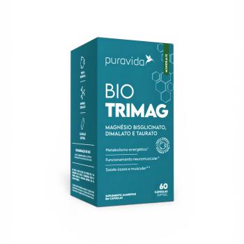 MAGNESIO BIO TRI MAG 60 CÁPSULAS PURAVIDA