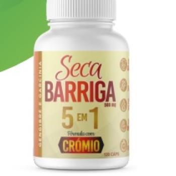 SECA BARRIGA 5 EM 1 COM CROMIO 60 CAPS UNI ERVAS