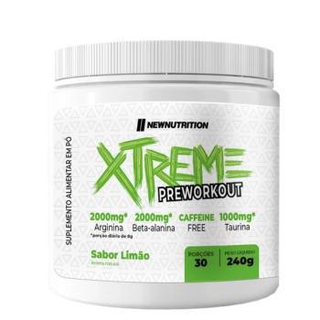 PRÉ-TREINO SEM CAFEÍNA XTREME 240G NEW NUTRITION