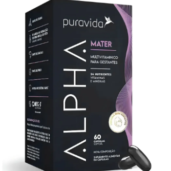 MULTIVITAMÍNICO ALPHA MATER 60 CAPS PURAVIDA
