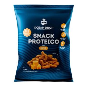 SNACK PROTEICO SABOR QUEIJO PACOTE 40G OCEAN DROP