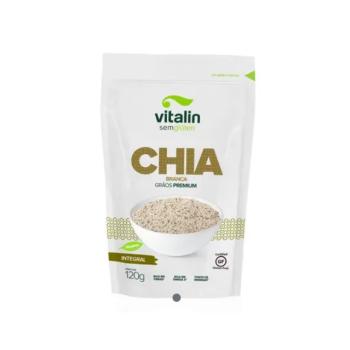 SEMENTE DE CHIA BRANCA 120G VITALIN