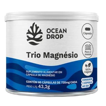 TRIO MAGNESIO 60 CAPSULAS 720MG OCEAN DROP