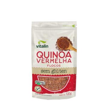 QUINOA VERMELHA EM FLOCOS ORGÂNICA 120G VITALIN