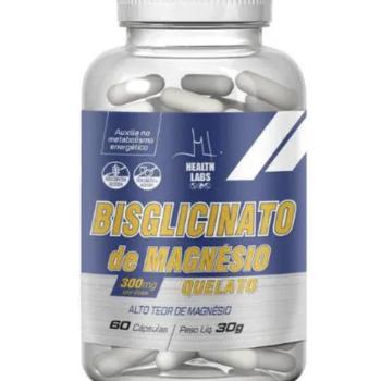 MAGNESIO BISGLICINATO 300MG 60 CAPSULAS HEALTH LABS