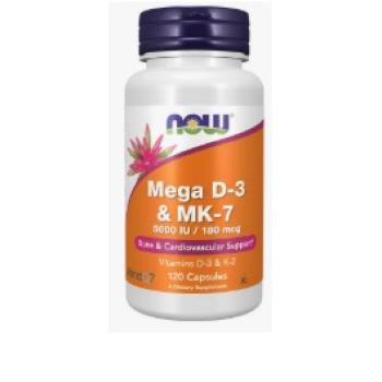 MEGA D3 (5000UI) + MK7 (180MCG) IMPORTADO NOW