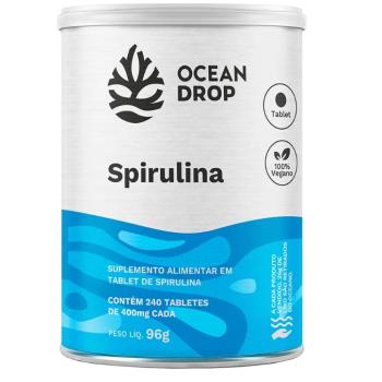 SPIRULINA 240 TABLETS 400 MG OCEAN DROP