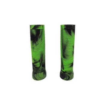 MANOPLA ELLEVEN SILICONADA 130MM PRETO E VERDE