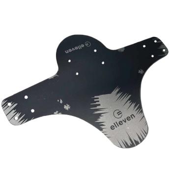 PARALAMA MUDBIKE D/H DIANTEIRO PLASTICO PRETO E BRANCO ELLEVEN