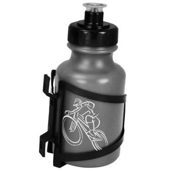 GARRAFA 300ML MIRIM ESTAMPADA CINZA