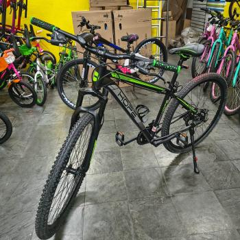 BICICLETA 29X17 HOPER-BYORN  21V  AZUL/VERMELHO/LARANJA