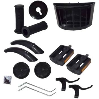 KIT ACESSORIOS ARO 16 AMR SEM RODAS PRETO OU BRANCO