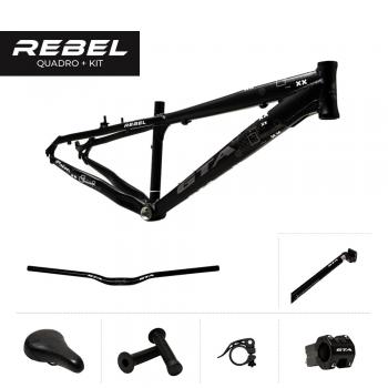 QUADRO 26 GTA FREERIDE REBEL PRETO + KIT