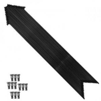 GROZA DE RAIO FINO 290 INOX PRETO SHADAR