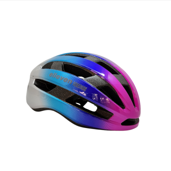 CAPACETE ELLEVEN SPEED RACE INMOLD M 53-57 ROXO AZUL CINZA