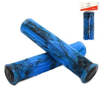 MANOPLA ABSOLUTE BMX3, AZUL/PTO, 160MM