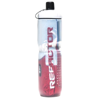 GARRAFA 710ML REFACTOR / 3XU ISOTERMICA VERMELHA