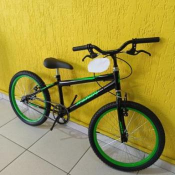 BICICLETA AÇO ARO 24 REBAIXADA SEM MARCHA PRETO