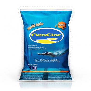 Cloro Granulado Multiação 3 em 1 Neoclor 1 kg