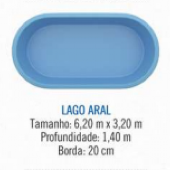 Piscina Lago Aral 6,20x3,20x1,40cm