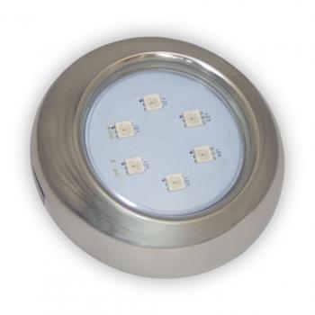 Hiper Led 9w Branco Inox 6 Leds