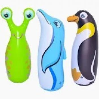 João Bobo Inflável Animais