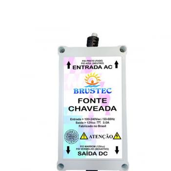Fonte Blindada de 2A - 12v  - 24w