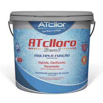 Cloro Granulado 3 em 1 ATClor 10 kg