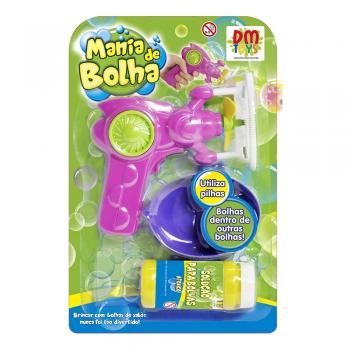 Lança Bolhas  Grande DM Toys - Mania de Bolhas