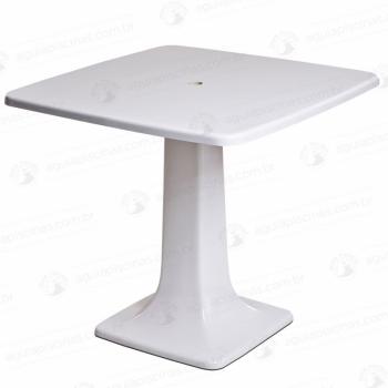 Mesa Quadrada Alta em Fibra