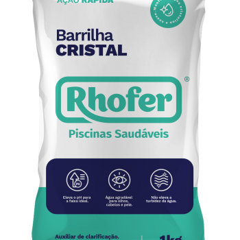 Barrilha Cristal/Elevador de Ph Rhofer 1kg