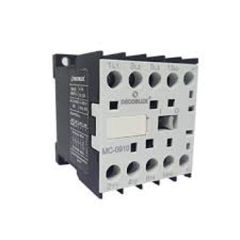 MINI CONTATOR ELETROMAGNETICO, PLASTICO, TIPO AC, 12A 220VAC, COR PRETO, (CX 1UN)