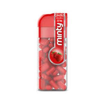 PASTILHA DOCILE MINI MINTY MORANGO 14G