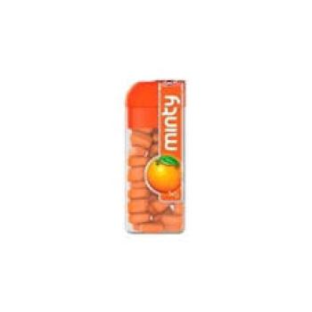 PASTILHA DOCILE MINI MINTY LARANJA 14G