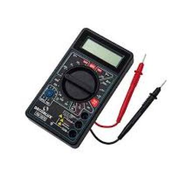 MULTIMETRO DIGITAL, PLASTICO, 10A 750V, COR PRETO, (BL 1UN)