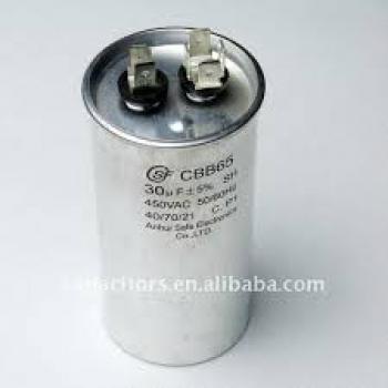 CAPACITOR 30MFD 440V TERM CBB65 DUGOLD METAL