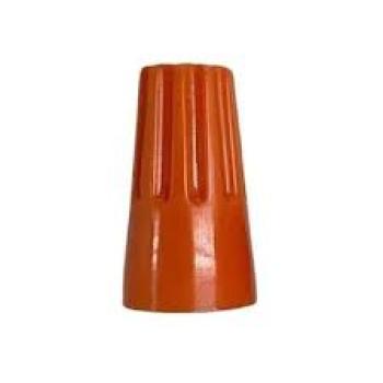 CONECTOR DE TORCAO, NYLON, 2X2,5MM2, COR LARANJA, (PCTE 50UN)