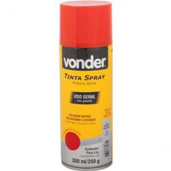 TINTA SPRAY VERMELHO  350ML VONDER