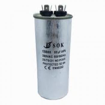 CAPACITOR DUPLO 60+2,5 MFD 380V