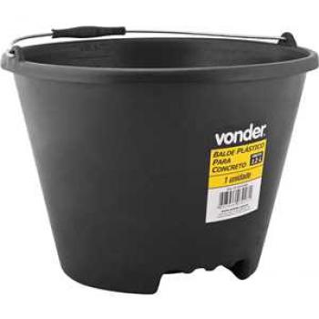 BALDE PLAST 12L P/CONCRETO VONDER