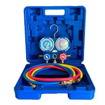 KIT MANIFOLD R410A/R22/R134A/R404A MANG 0,9M 800-4000PSI C/MALETA C/ADAP MADAF