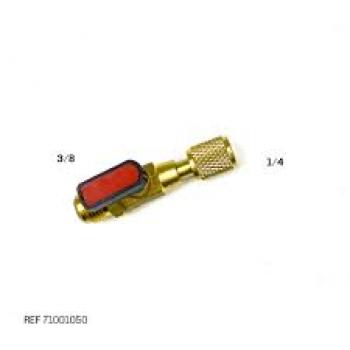 ADAPTADOR RETO C/ ACIONADOR E REGISTRO 1/4F * 3/8M-ARAR (NR 15)